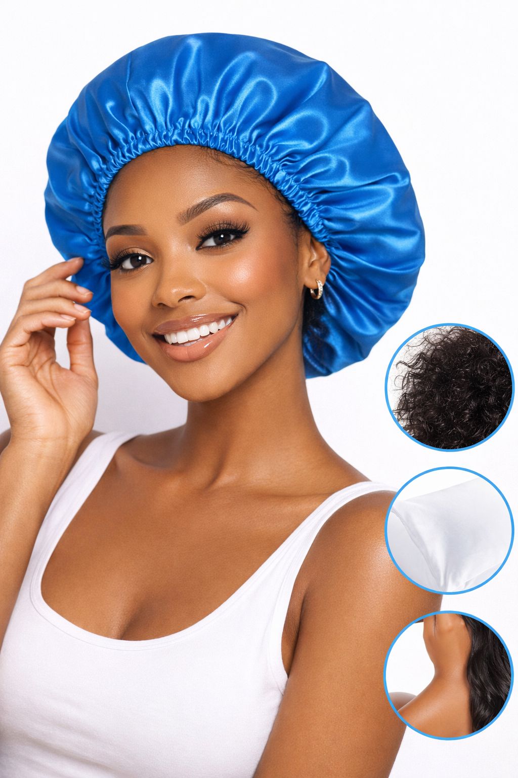 G Hair Magic Satin Bonnet (3 Pack) – Protect & Care Night Cap